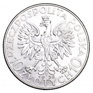 II Rzeczpospolita, 10 złotych 1932, Polonia, Warszawa