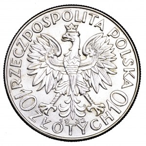 II Rzeczpospolita, 10 złotych 1932, Polonia, Londyn