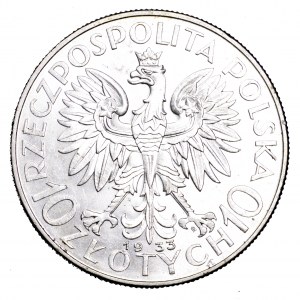 II Rzeczpospolita, 10 złotych 1933, Polonia