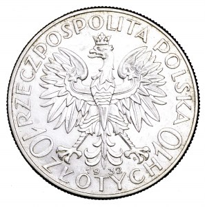 II Rzeczpospolita, 10 złotych 1932, Polonia, Warszawa