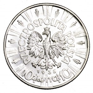 II Rzeczpospolita, 10 złotych 1935, Piłsudski