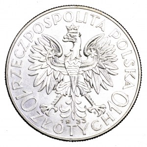 II Rzeczpospolita, 10 złotych 1933, Polonia