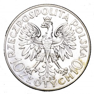 II Rzeczpospolita, 10 złotych 1933, Polonia