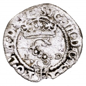 Zygmunt III Waza, szeląg 1589, Olkusz - rzadszy