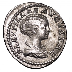 Cesarstwo Rzymskie, Plautilla, denar 202-211 - rzadsze