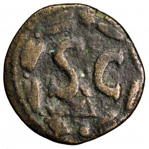 Cesarstwo Rzymskie, Makrynus, brąz 217-218, Antiochia