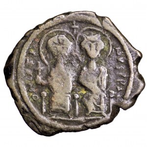 Bizancjum, Justyn II, follis 565-578