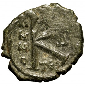 Bizancjum, Justyn II, pół follisa 578, Tesaloniki