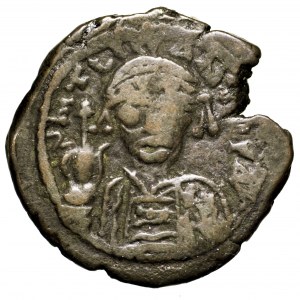 Bizancjum, Tyberiusz II, follis 578-582, Nikopolis