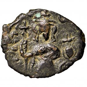 Bizancjum, Konstantyn II, follis 641-648, Konstantynopol