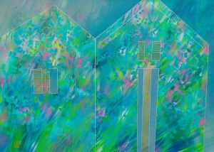 Serge Vasilendiuc ( ur.1972), Windy Grass Houses, 2020