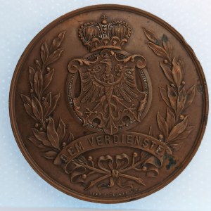 Morava a Slezsko / AE medaile b.l. (J. Christlbauer), Slezská zemědělská a lesnická společnost v Opavě, 1862, Postava ...