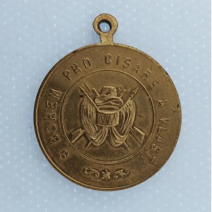 Rakousko - Uhersko / AE medaile Tuřany 1897 - 25 let trvání spolku 26.9., Nesign....