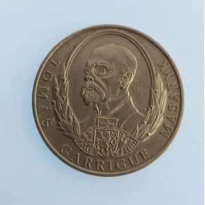 Presidenti / AE pamětní medaile T.G.M. 1937 - 2017, 80. výročí úmrtí, 33 mm, 14.58 g, rysky,