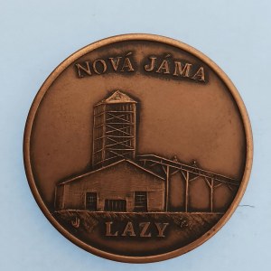 ČNS / AE medaile Lazy Nová Jáma, ČNS v Havířově, 30 mm, Cu,