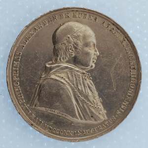 Církevní / AR medaile 1822 Alexandr Rudnay, Ostřihom - arcibiskupství...
