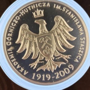Evropa / Polsko - AR medaile - 4 Dukat Staszice 1919 - 2009, orig. obal, kapsle, Ag 500,