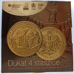 Evropa / Polsko - AR medaile - 4 Dukat Staszice 1919 - 2009, orig. obal, kapsle, Ag 500,