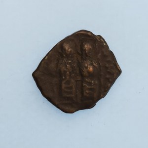 Byzanc / Justin II. [565 - 578] / 20 Nummi 571/72, Justin a Sofia na trůně / velké K, Sear 366,