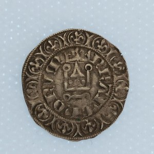 Francie / Filip IV. (1328 - 1350) Groš, Tournai, 2,53 g, Duplessy 259, patina, Ag,