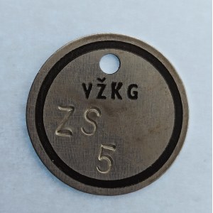 Ostrava - VŽKG, 23,2 mm, 1,7 g, dírka,