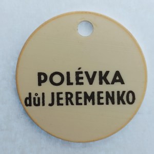 Polévka důl Jeremenko, plast, díra,