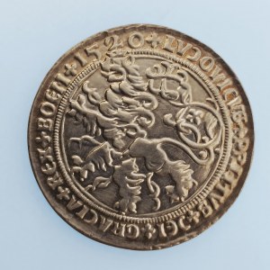 Sběratelské kopie / Šlikův tolar 1520/1994, replika mincovny Jablonec, Sig. BIJ, lehce pat., 25,7 g, Ø 42,5 mm, Ag 959...