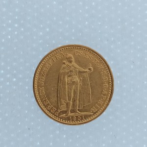 František Josef I. [1848 - 1916] / 10 Koruna 1901 KB, Au,