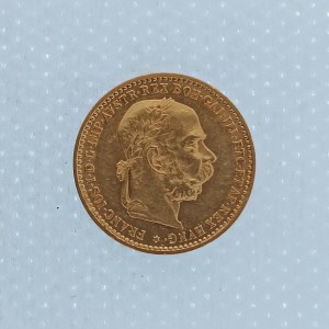 František Josef I. [1848 - 1916] / 10 Koruna 1906 b.z., dr. rys, Au,