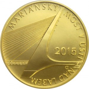 ČR [1993 - ...] / 5.000 Kč Mariánský most v Ústí nad Labem 2015 Standard, Au,
