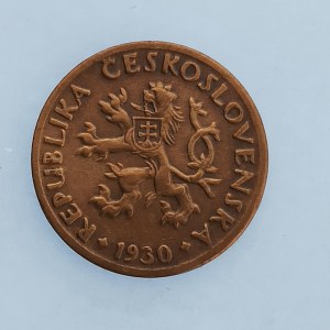 Období 1918-1938 / 5 Haléř 1930, Cu,