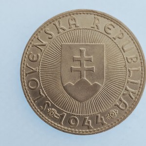 Období 1939-1945 - Slovenský štát / 10 Ks 1944 Pribina (s křížkem), Ag,