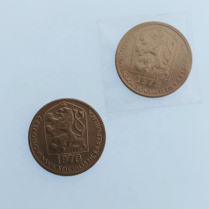 Období 1945-1990 / 50 Haléř 1978, 1979, Ni, 2 ks