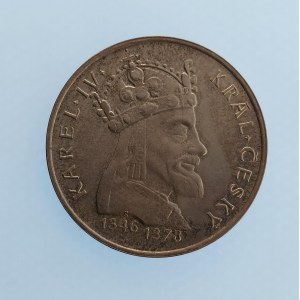 Období 1945-1990 / 100 Kčs 1978 Karel IV., Ag,