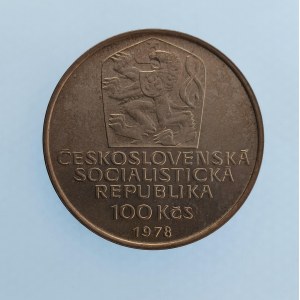 Období 1945-1990 / 100 Kčs 1978 Karel IV., Ag,
