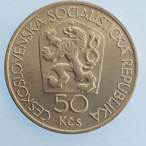 Období 1945-1990 / 50 Kčs 1978 Kremnica, Ag,