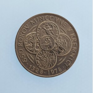 Období 1945-1990 / 50 Kčs 1978 Kremnica, dr. rys., Ag,