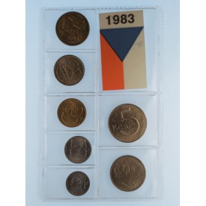 Období 1945-1990 / Sada oběžných mincí 1983,