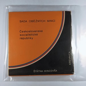 Období 1945-1990 / Sada oběžných mincí 1989, nep. ošoupaný kartón,