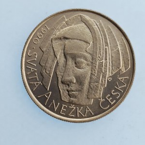ČSFR [1990 - 1993] / 50 Kčs 1990 Anežka Česká, Ag,