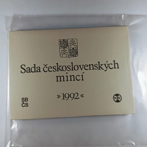 ČSFR [1990 - 1993] / Sada oběžných mincí 1992, 1. maj., pap. obal,