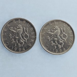 Období od 1993 / 10 Haléř 1994, obě značky mincovny, Al, 2 ks