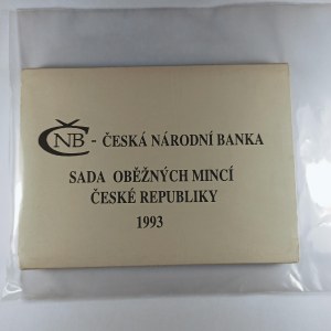 Období od 1993 / Sada oběžných mincí 1993, dvě mincovny,