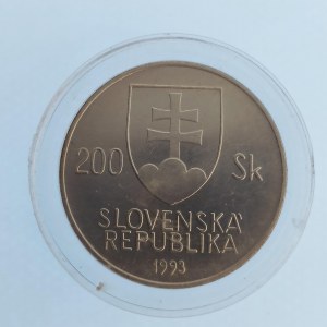 200 SK 1993 Jan Kollár, kapsle, Ag,