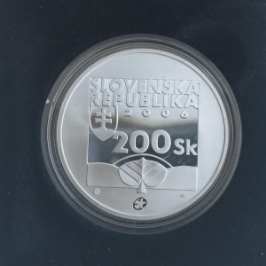 200 Sk 2005 200. výr. nar. K. Kuzmányho, etue s certifikátem, Ag,