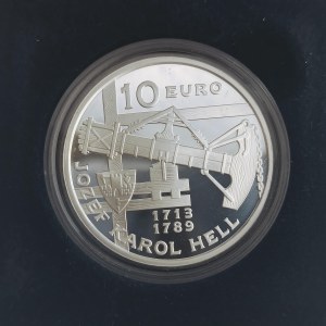 10 euro 2013 Josef Karol Hell, etue s certifikátem, Ag,