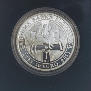 10 euro 2013 Národní banka Slovenska, etue s certifikátem, Ag,