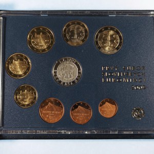 Sada oběžných euro mincí 2009  zavedení Eura,