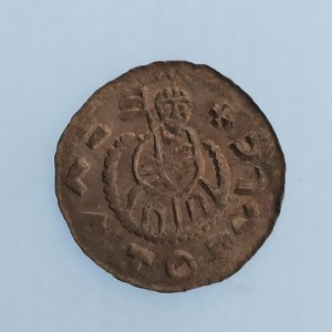 Svatopluk Olomoucký [1095 - 1107] / Denár, Ca.430, 0.52 g, Ag,
