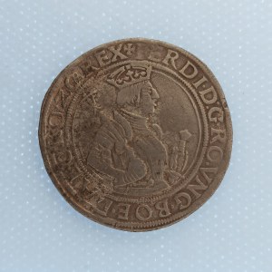 Ferdinand I. [1526 - 1564] / 1 Tolar b.l., Hall-Beheim - malé poprsí, 28,2 g, Ag,